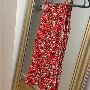 Trapeze tie-die style mini dress